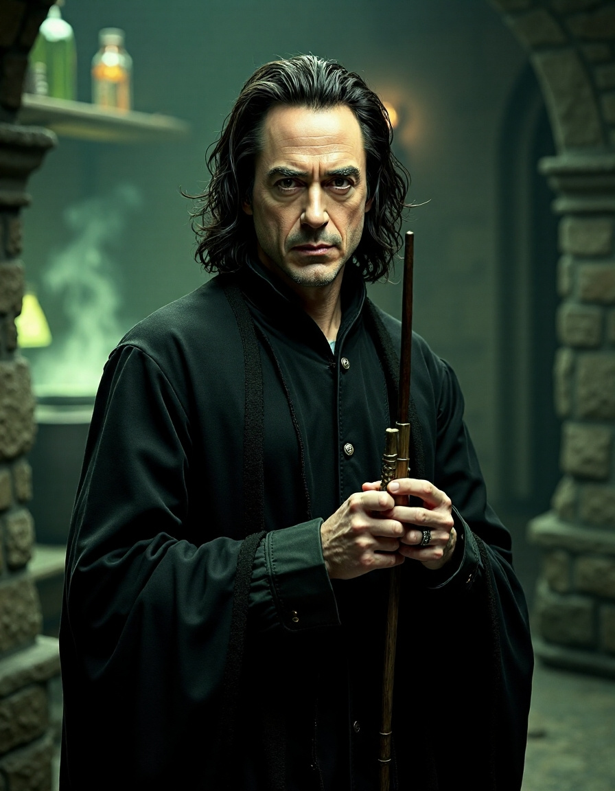 Robert Downey Jr as Snape